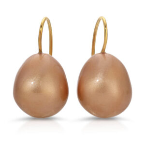 2 Tone Pink & Bronze Earring