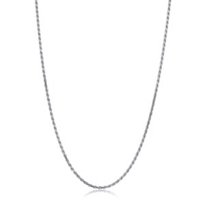 Rope Chain White Gold