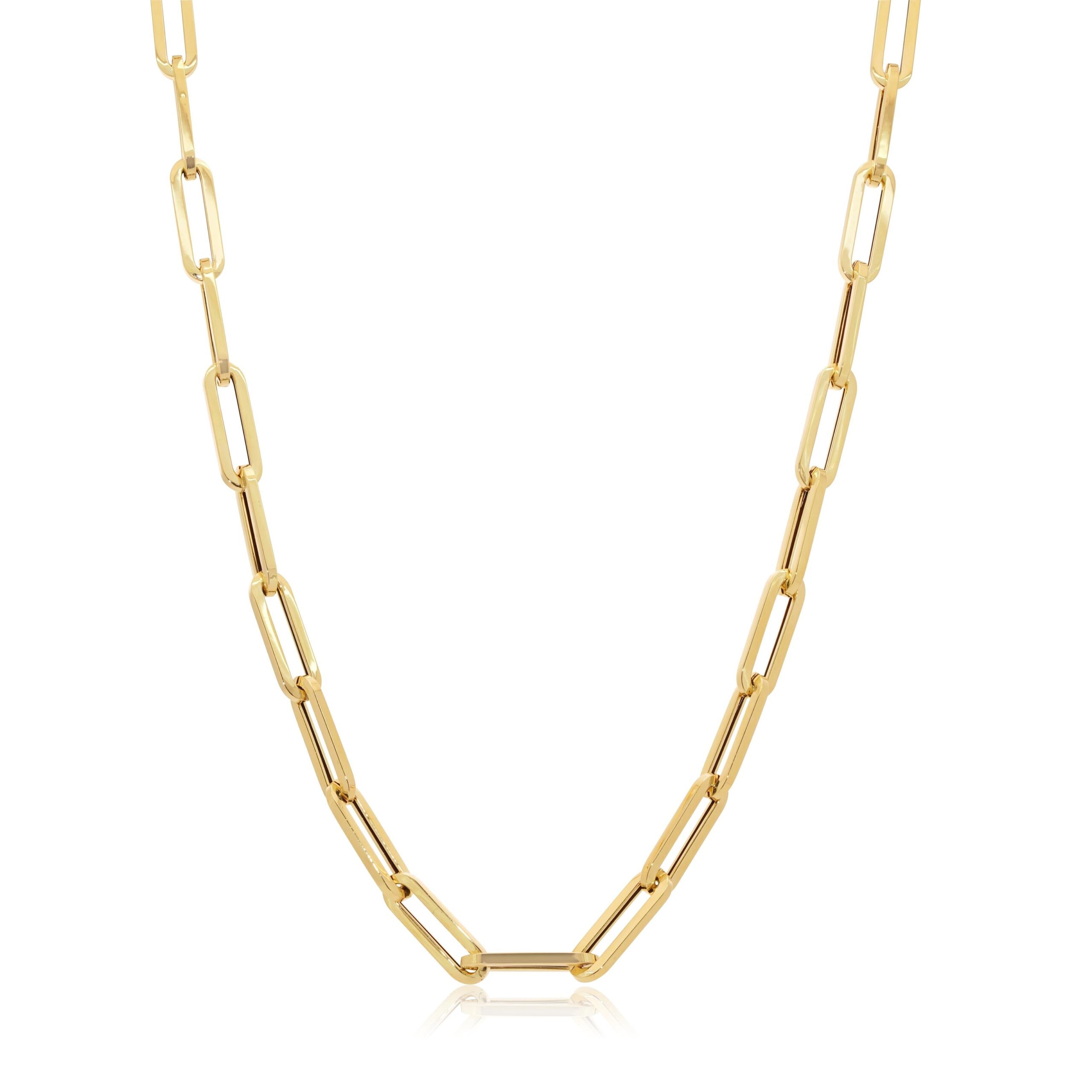 Paper clip chain