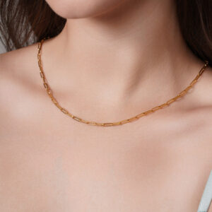 Paper clip chain